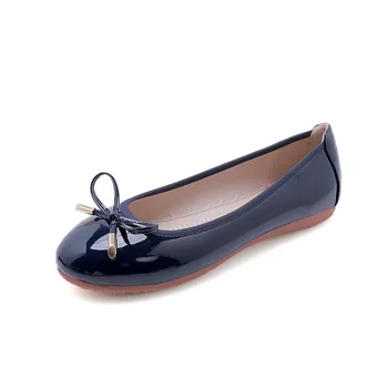 

Butterfly Women Flat Shoes Soft Bottom Egg Roll Shoe Female Patent Leather Shoes Oxford Shoes for Woman Loafers Plus Size 33-43
