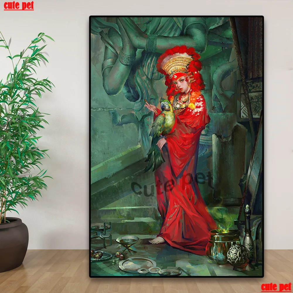 Милые домашние животные DIY Алмазная картина Kumari полный квадратный круглый Дрель