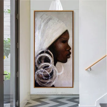 

Full Square Diamond Painting 5D african portrait Diamond Art Embroidery black white africa woman face Handmade Home Decor FF1479