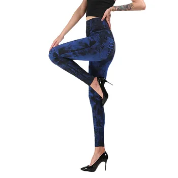 

Trousers Women Ladies Pants Autumn Spring Casual Print Leggings Stretchy Elastic Pencil High Waist Feet Trousers Warm Pants!: