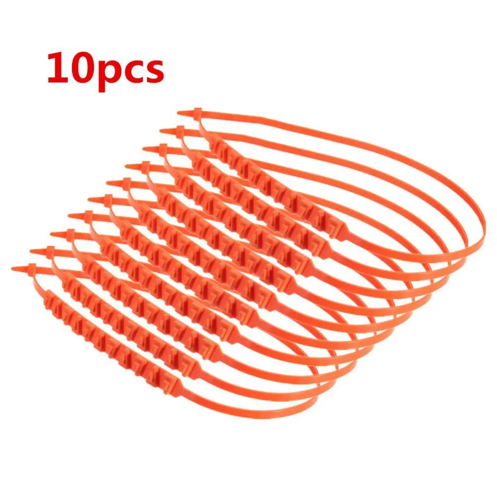 10Pcs Car Winter Tire Wheels Snow Chains Anti-skid Wheel Tyre Cable Outdoor Emergency Chain STC01 Belt