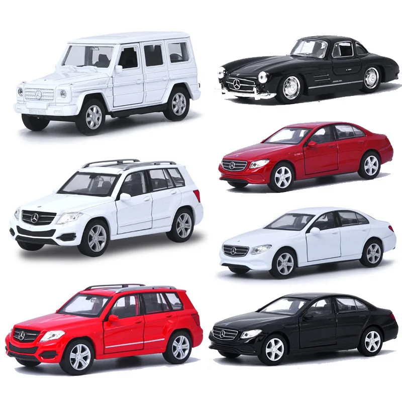

Wiley Scale 1 : 36 Alloy Automobile Alloy Metal Model Gclass 300sl Glk Eclass Warrior Door Openable Toys For Children HotWeels