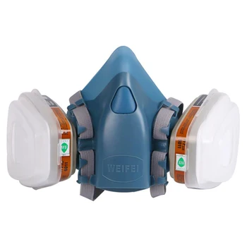 

7 in 1 Suit Dust Face Mask Paint Spraying Decoration Respirator Construction Tools Formaldehyde Haze Smog Protection Mask