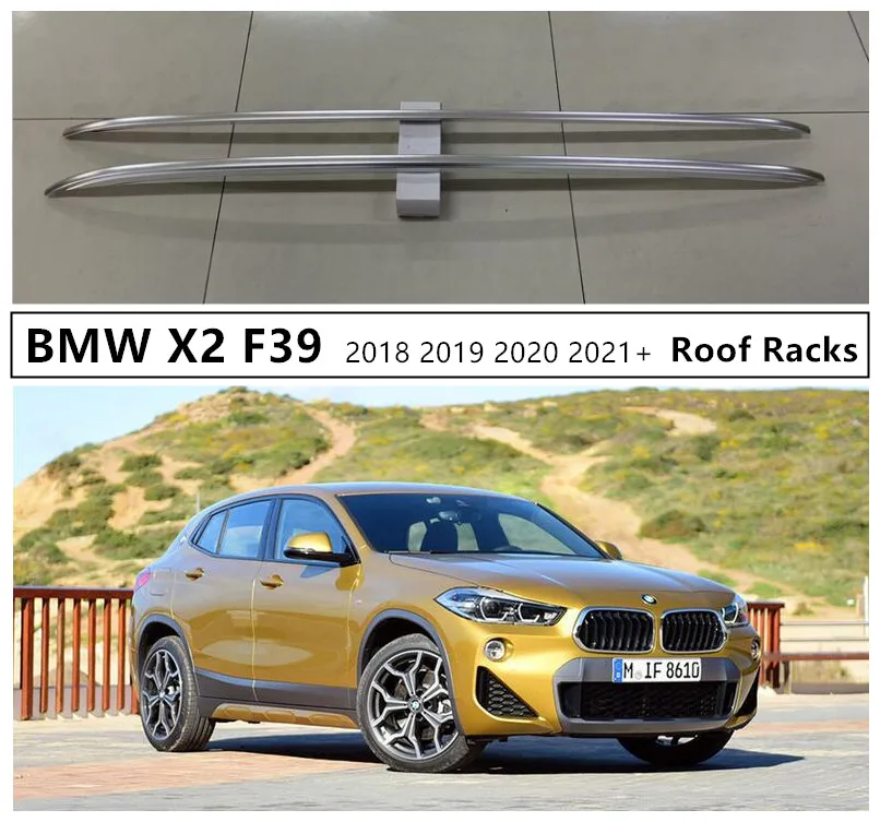 For BMW X2 F39 2018 2019 2020 2021 + Roof Racks Luggage Rack Bar High Quality Aluminium Alloy Car Modification Accessories | Автомобили и