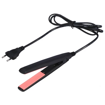 

100-240V Wet & Dry Mini Portable Electronic Hair Straightener Straightening Hairstyling Tool Simple switch with indicator light