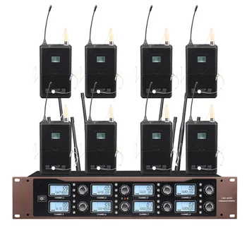 شراءمكبر صوت لا سلكي ذو تردد فوق العالي ميكروفون مكثف مثبت على الرأس لأداء المدرسة الكنيسة ميكروفون لاسلكي