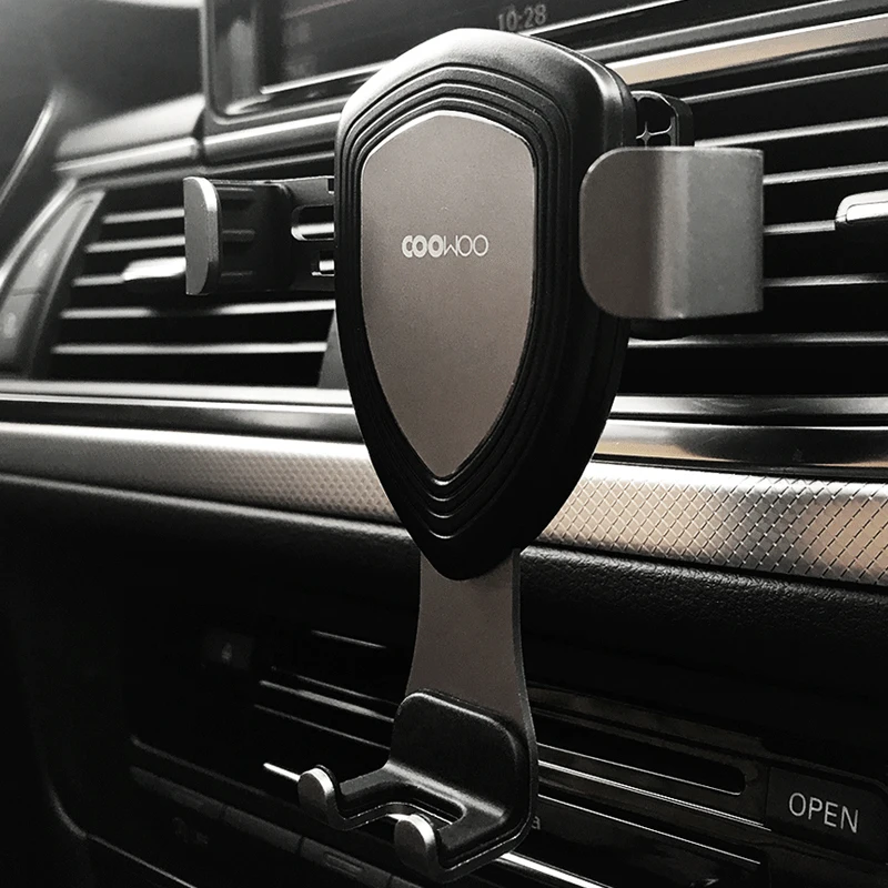 Xiaomi Mijia COOWOO, умный Автомобильный кронштейн, держатель для мобильного телефона, Гравитационный датчик, управление одной рукой для телефонов 4,7/5,5/6 дюймов