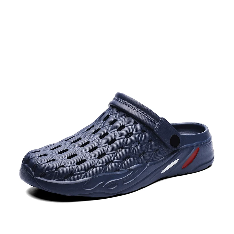

2021 Men Sandals New Light Summer Hole Shoes Clogs Lovers Home Garden Outdoor Beach Flat Slippers