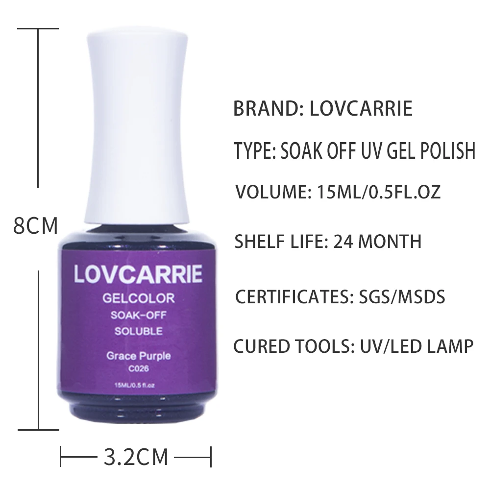 LOVCARRIE 15 мл УФ гель для ногтей неоновый цвет оранжевый красный косметика лаки Vernis