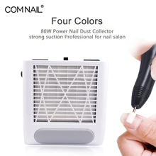 COMNAIL 80 Вт мощный сборщик пыли для ногтей, вентилятор для маникюра, салонный всасывающий пылесборник, пылесос, вентилятор