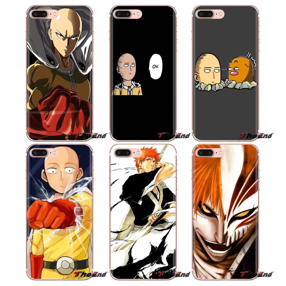 Anime Bleach One Punch Man For Xiaomi Mi6 Mi 6 A1 Max Mix 2 5X 6X Redmi Note 5 5A 4X 4A A4 4 3 Plus Pro TPU Transparent Bag Case |