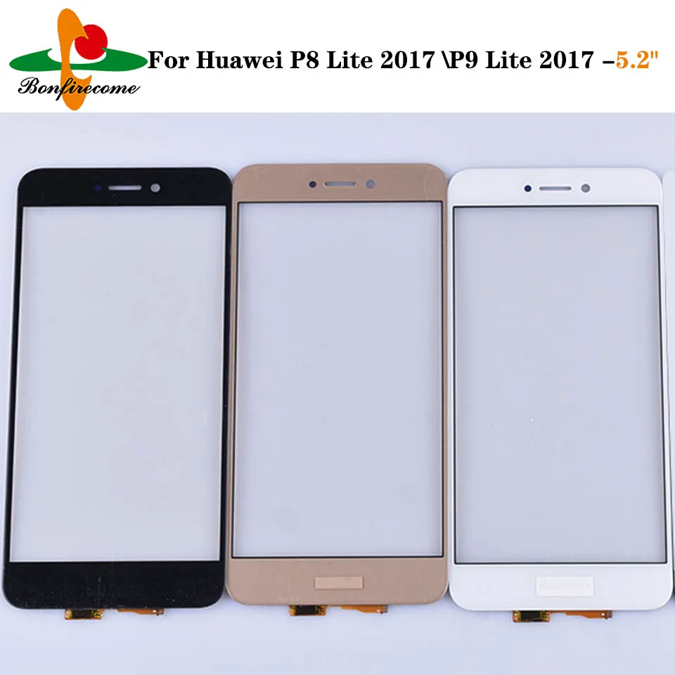

10Pcs\lot For Huawei P9 Lite 2017 \ P8 Lite 2017 \ Nova Lite PRA-LA1 PRA-LX2 Touch Screen Panel Sensor Digitizer LCD Front Glass