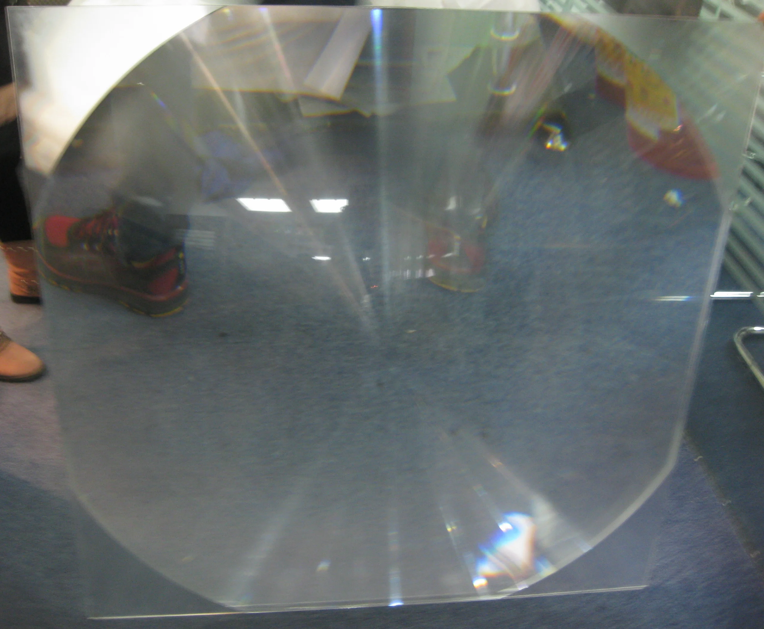 Fresnel Solar lens HW-F1000-3 square shape 1100*1100mm lens,Focal length 1300mm