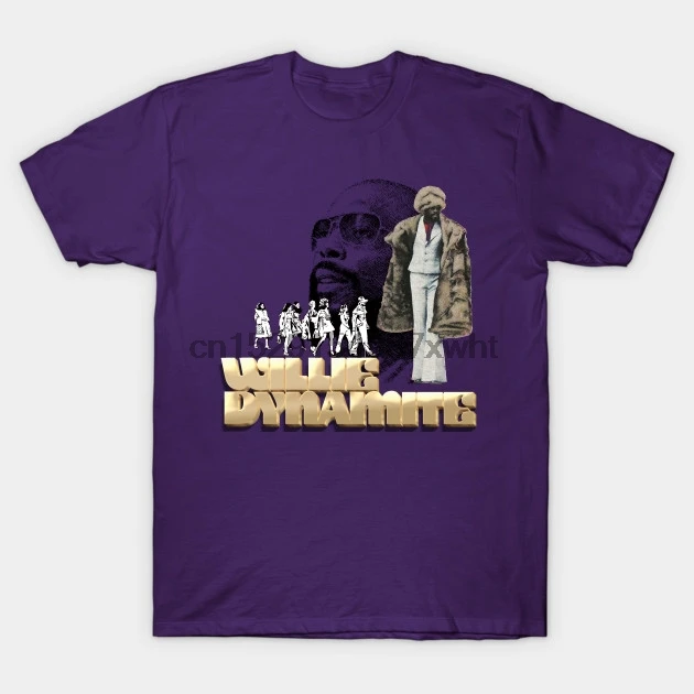 Мужская футболка WILLIE DYNAMITE Blaxploitation классическая женская | одежда