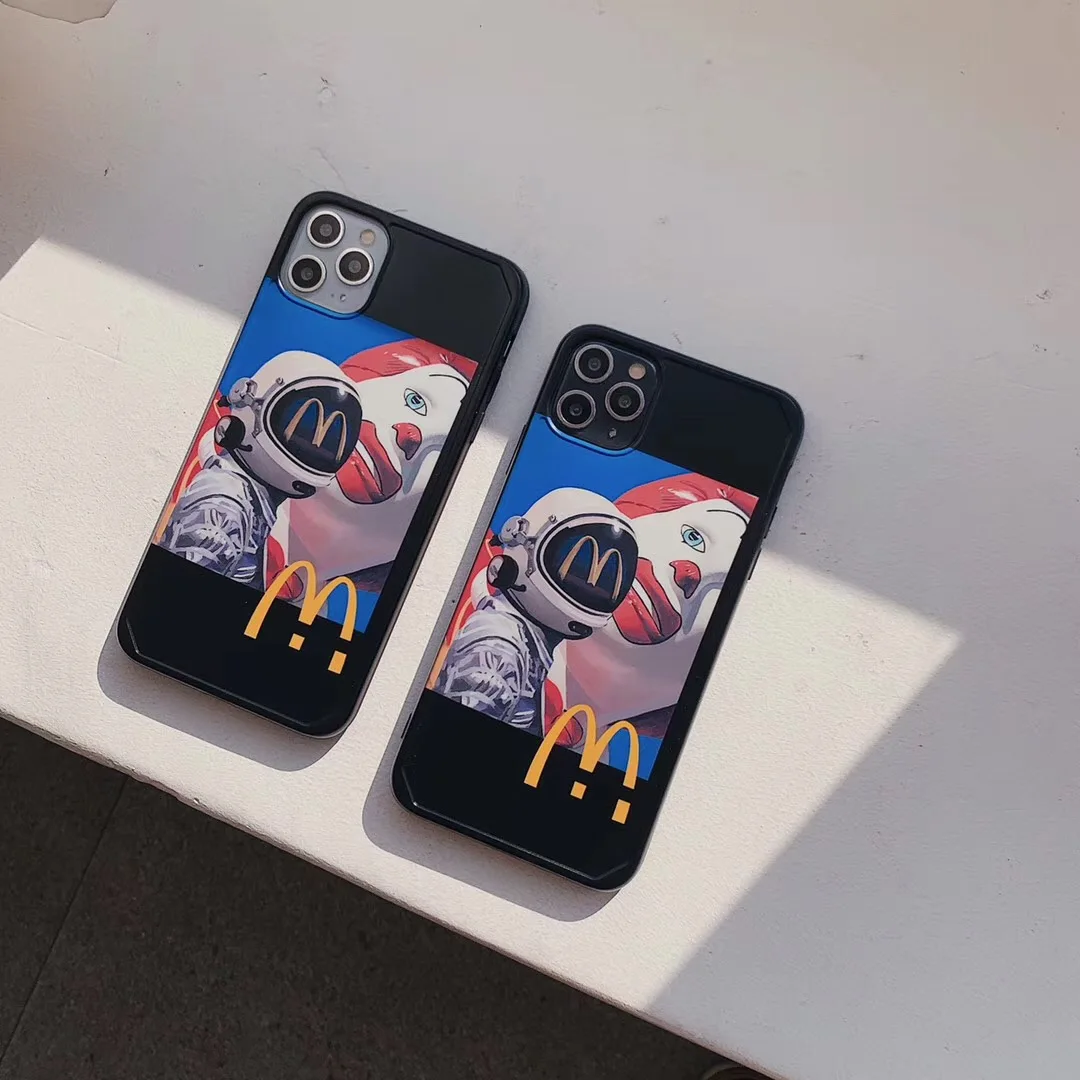 Модный чехол для телефона McDonald's M astronaut iphone 7 7plus 8 8plus 11 pro Max Xs Xr X забавная задняя