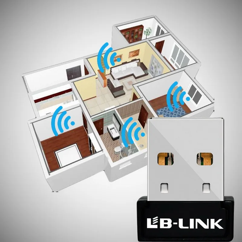 150 Мбит/с WiFi адаптер USB Wifi ключ беспроводной сетевой адаптер для ноутбука Настольный компьютер Wi fi приемник ПК сетевой ключ