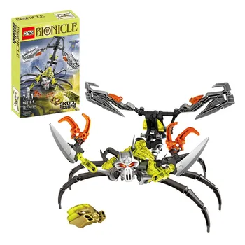 

710-4 Bionicle Warrior Bionicle Skull Scorpio Building Block Model Toys Compatible With Lepining 70794 Kids Best Gifts