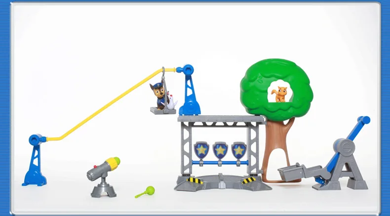 Paw patrol производитель авторизованный подлинный собачий патруль спасательный тренировочный центр хотите, чтобы команда моделирования набор декораций игрушечный набор