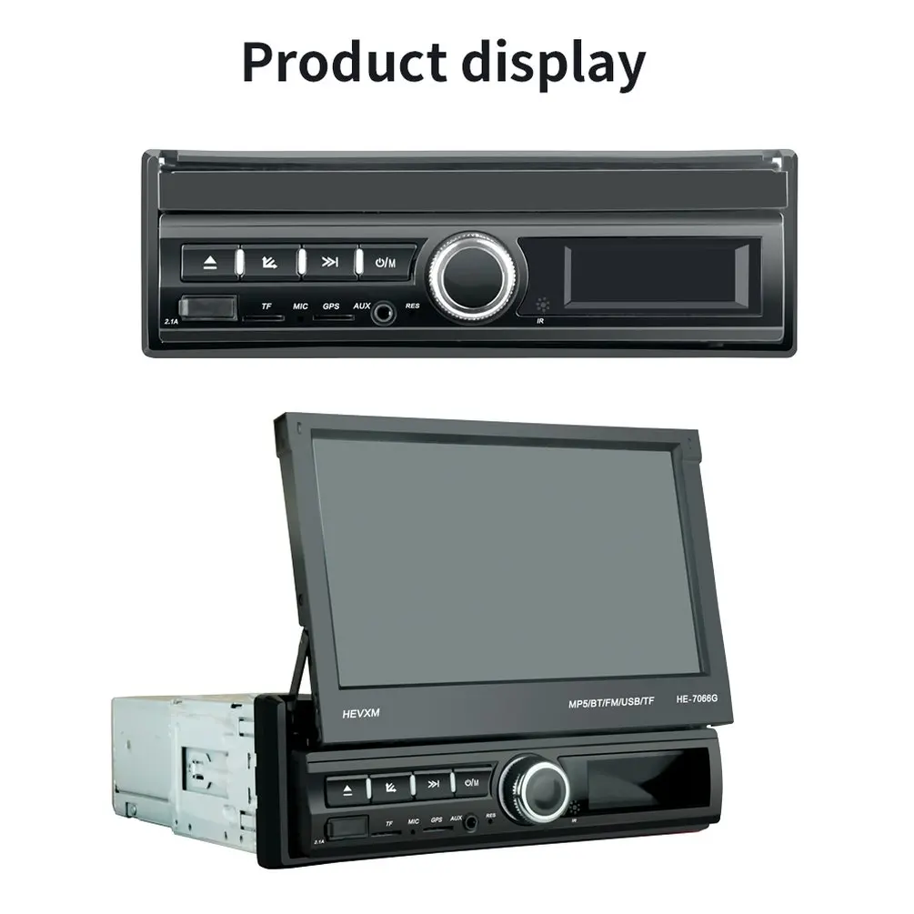 

Wireless Blurtooth Car Player U Disk Machine Card Player Player Car Audio Short Car Radio Car Accessories