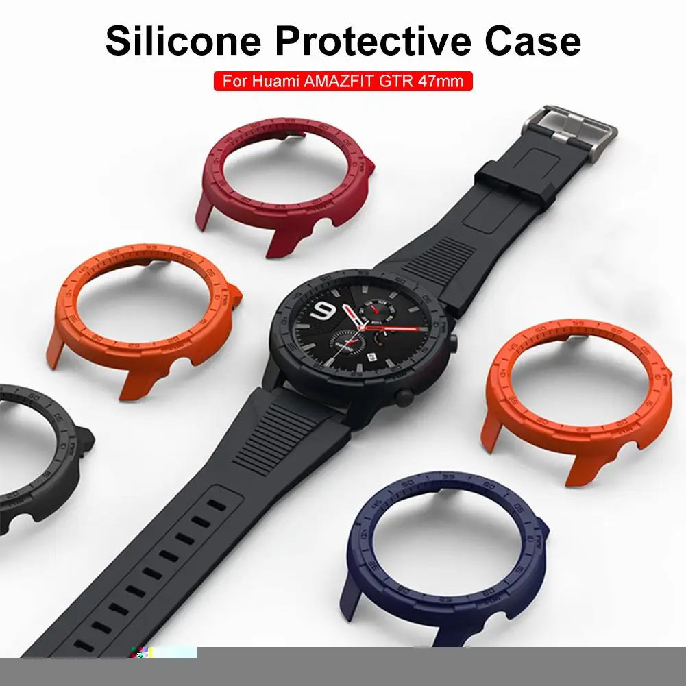  Protective Case Cover Soft Shell for Huami AMAZFIT GTR 47mm Smart Watch #BW - 4000252777157