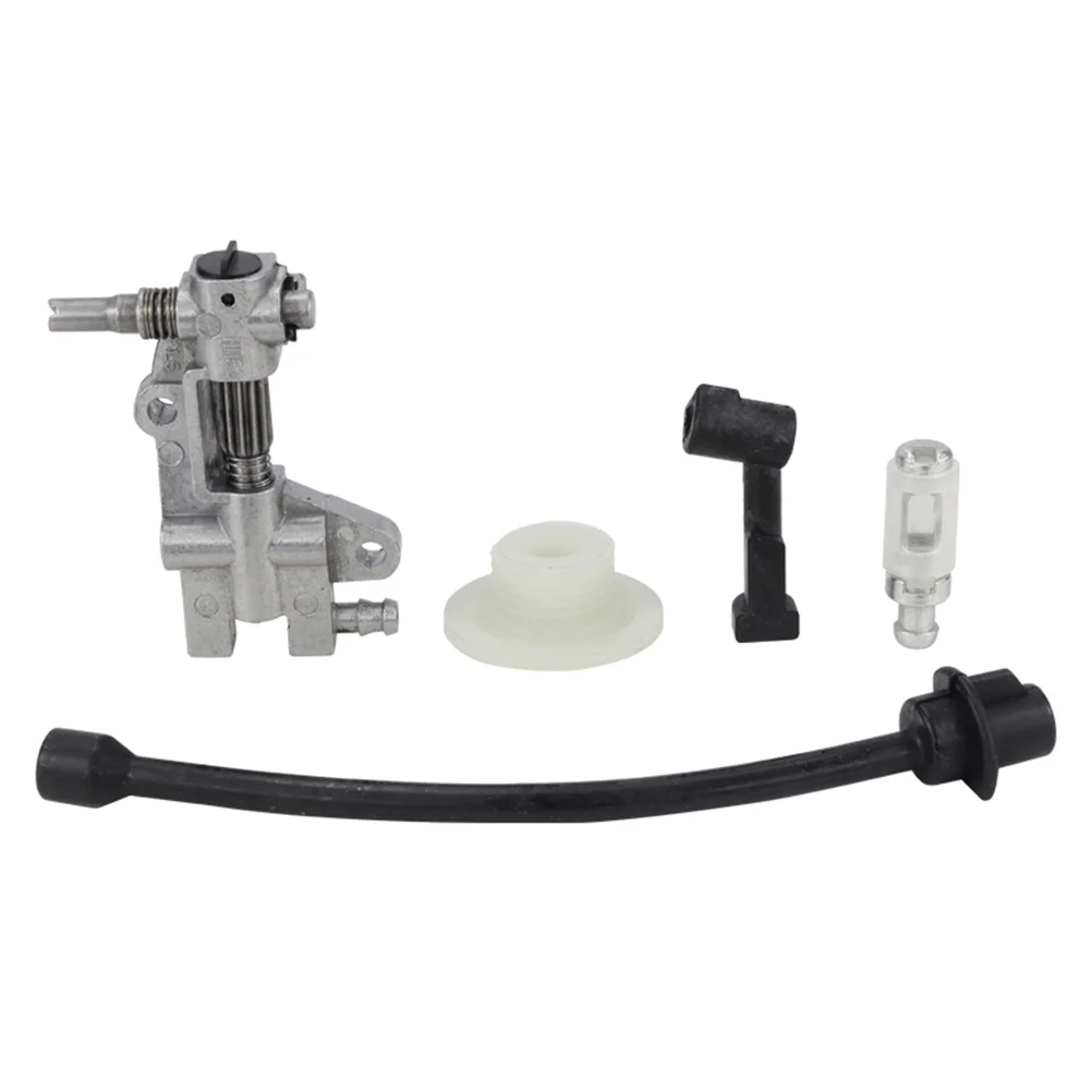1Set 5Pcs Oil Pump Pipe Filter Nozzle Turbine for Gasoline Chain (Black) | Инструменты