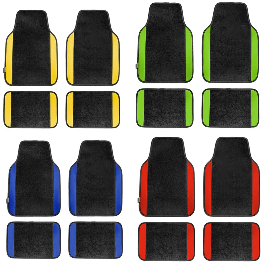 4pcs Universal Car Floor Mats Foot Pad For Renault Scenic Koleos Laguna