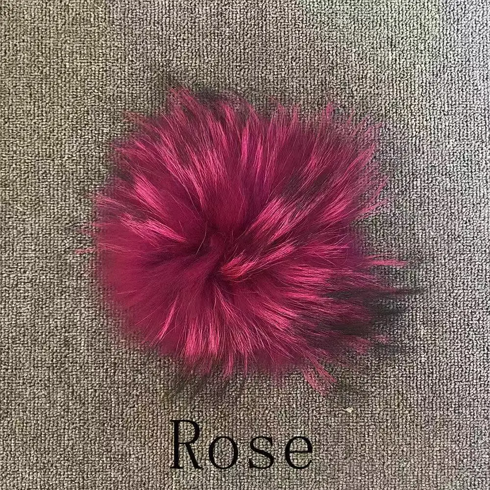 rose QIUCHEN PJ19082 Новое поступление натуральный мех енота Женский Зимний Длинный жилет Высокое качество - Цвет: rose