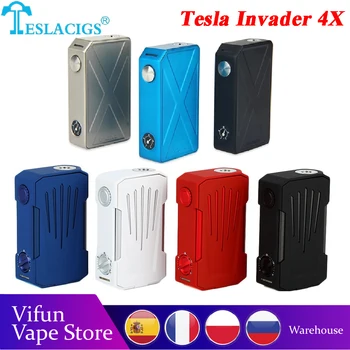 

Russia Stock Tesla Invader 4X VV Box MOD Max Output 280W Electronic Cigarette Vape Box Mod for Invader 4X Kit Vs Drag 2 / Shogun