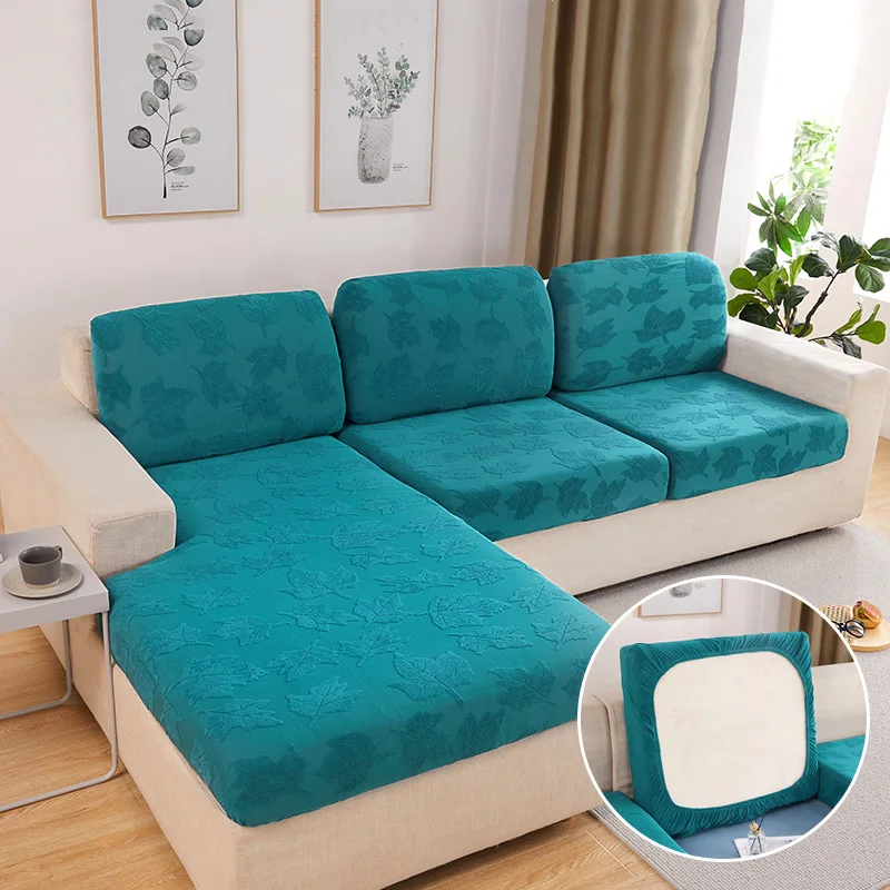 Jacquard Elastic Corner Sofa Cover for Living Room Thick Fabric
