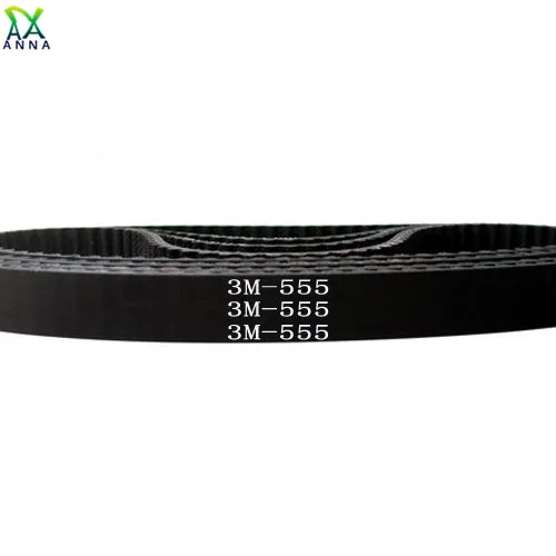 

HTD 3M Timing belt C= 549 552 558 561 width 6/9/10/12/15mm Teeth 183 184 186 187 HTD3M synchronous 549-3M 552-3M 558-3M 561-3M