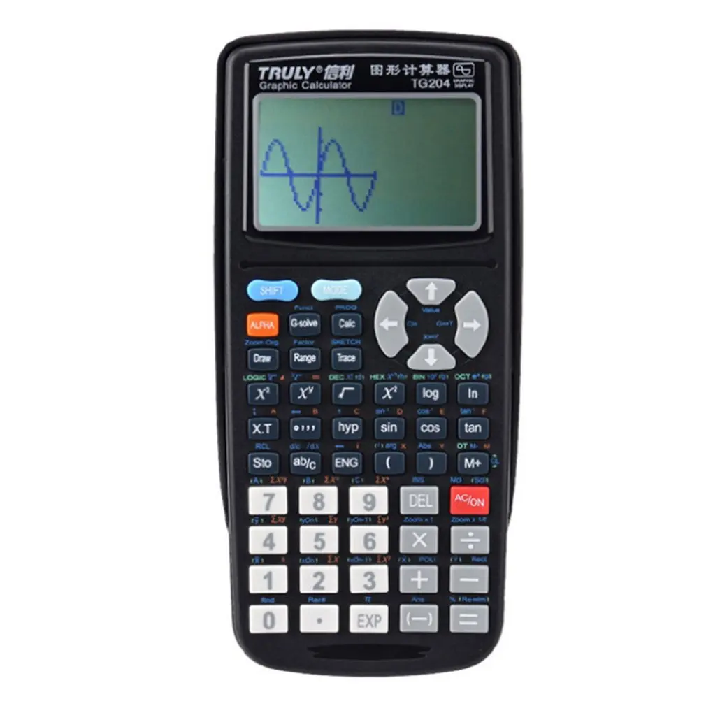 

2018 new TG204 Portable Size School Students Graphics Calculator Scientific Graphing Calculator For Graphics Teaching Black