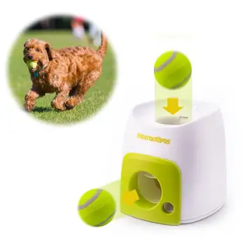 

Automatic Interactive Ball Tennis Launcher Dog Pet Toys Automatic Throwing Mmachine Pet Ball Throw Device With 1pcs Ball