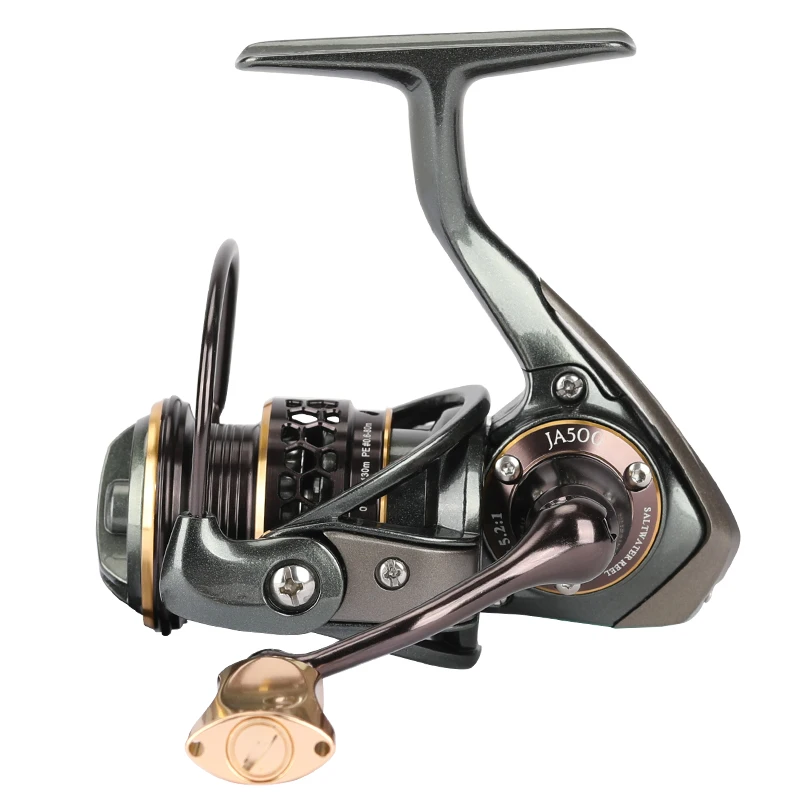 TSURINOYA Light Game Spinning Fishing Reel JAGUAR 500 1000 4KG Max Drag  Double Spool Freshwater Saltwater Bass Trout Pike Reel