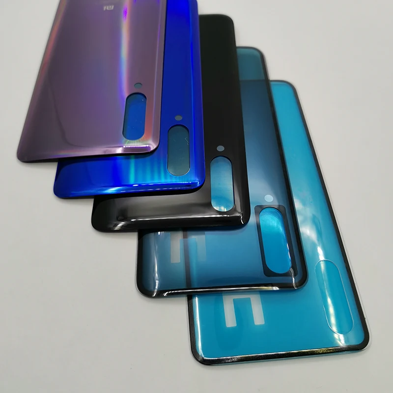 Xiaomi mi 9 mi 9 чехол для задней крышки батареи Чехол для задней стеклянной двери чехол для замены для Xiaomi mi 9 mi 9 чехол для телефона+ наклейка