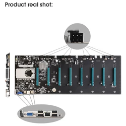 2021 New BTC-S37 Mining Machine Motherboard 8 PCIE 16X Graph Card SODIMM DDR3 SATA3.0 2021 New BTC-S37 Mining Machine Motherboard 8 PCIE 16X Graph Card SODIMM DDR3 SATA3.0