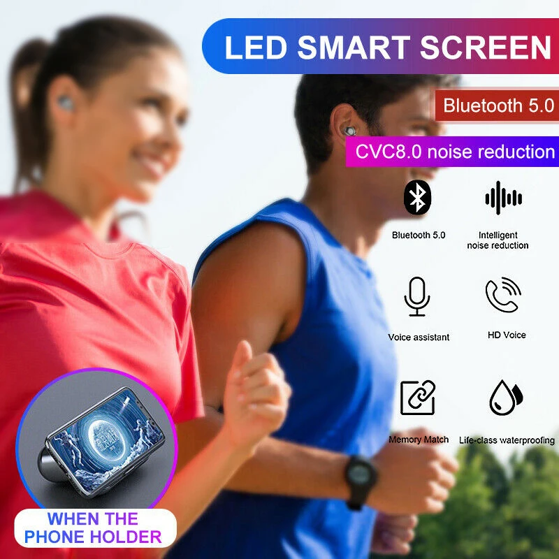 НОВЫЕ новейшие Bluetooth 5,0 наушники батарея LE карта памяти 3