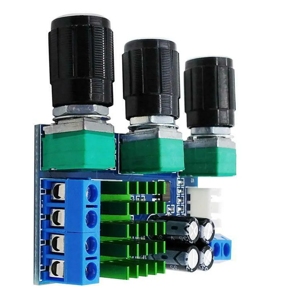 Стерео цифровой усилитель мощности 2-канальный AMP аудио модуль платы 80 Вт + 12В-24В |