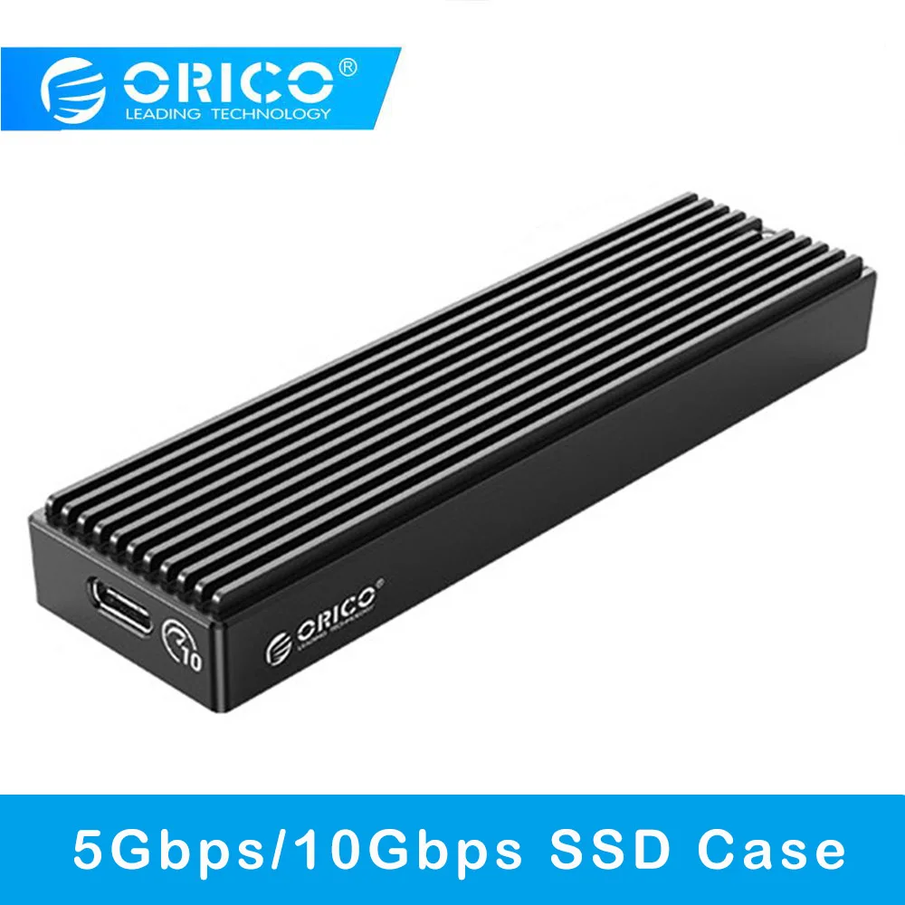 ORICO M.2 NVME корпус 10 Гбит/с PCIe SSD чехол M2 SATA 5 Type-C Мобильный Внешний ящик для 2230/2242/2260/2280