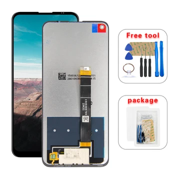

100% Test For LG K61 LCD Display Touch Screen Front Panel Digiziter Assembly For LG K61 LMQ630EAW LM-Q630EAW