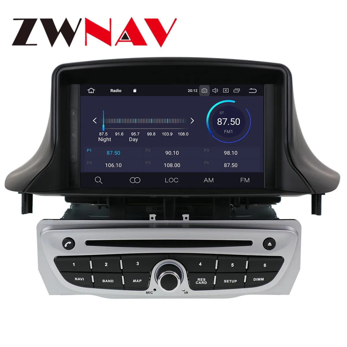 Android 10 DSP GPS навигация автомобильный радиоплеер для Renault Megane 3 Fluence 2009 +