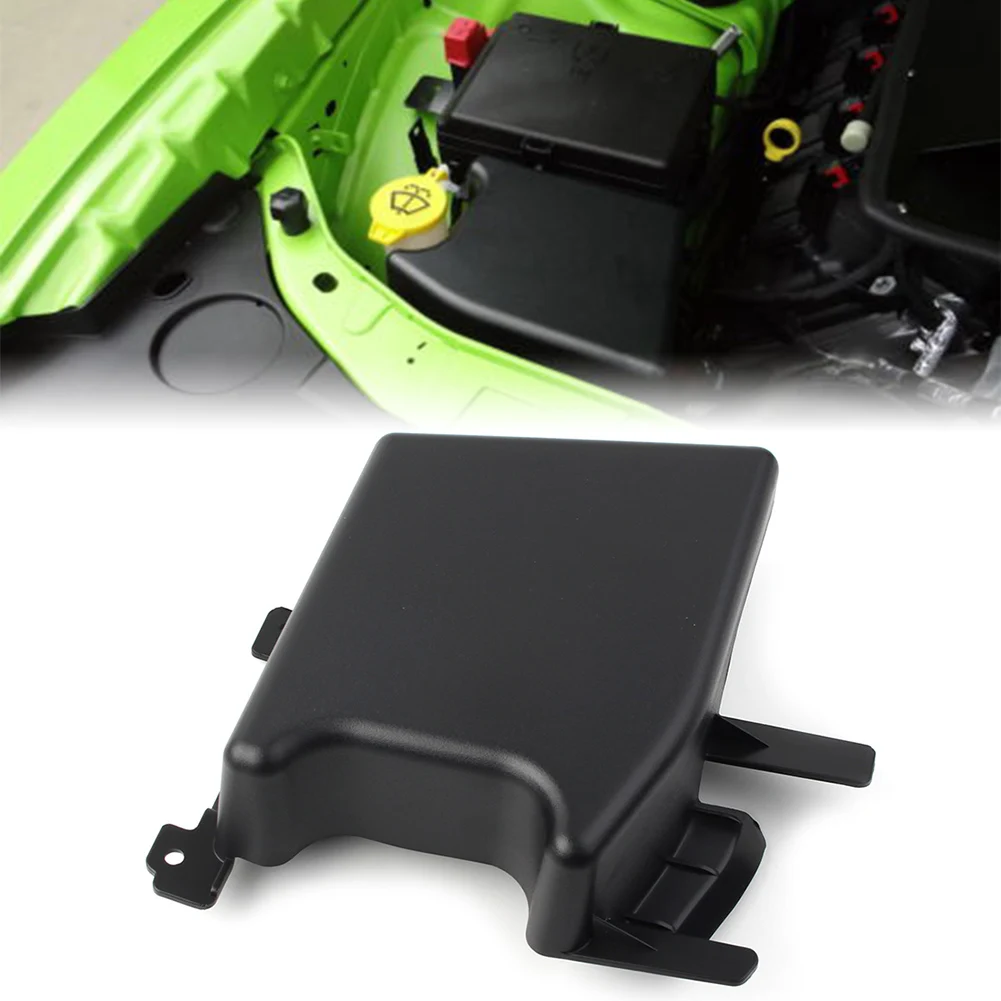 Black Car Engine Hydraulic Control Unit Cover Trim ABS For Dodge Charger Challenger Chrysler 300 2015 2016 2017 2018 2019 2020 | Автомобили