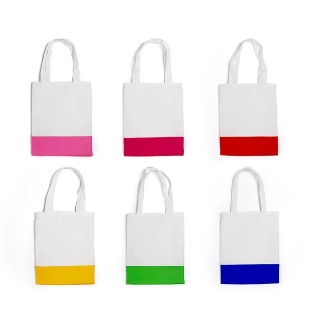 Free Shipping 10pcs/lot Blank Sublimation Canvas Bag For Sublimation Ink  Print Diy Heat Press Printing Transfer - 3d Printing Materials - AliExpress