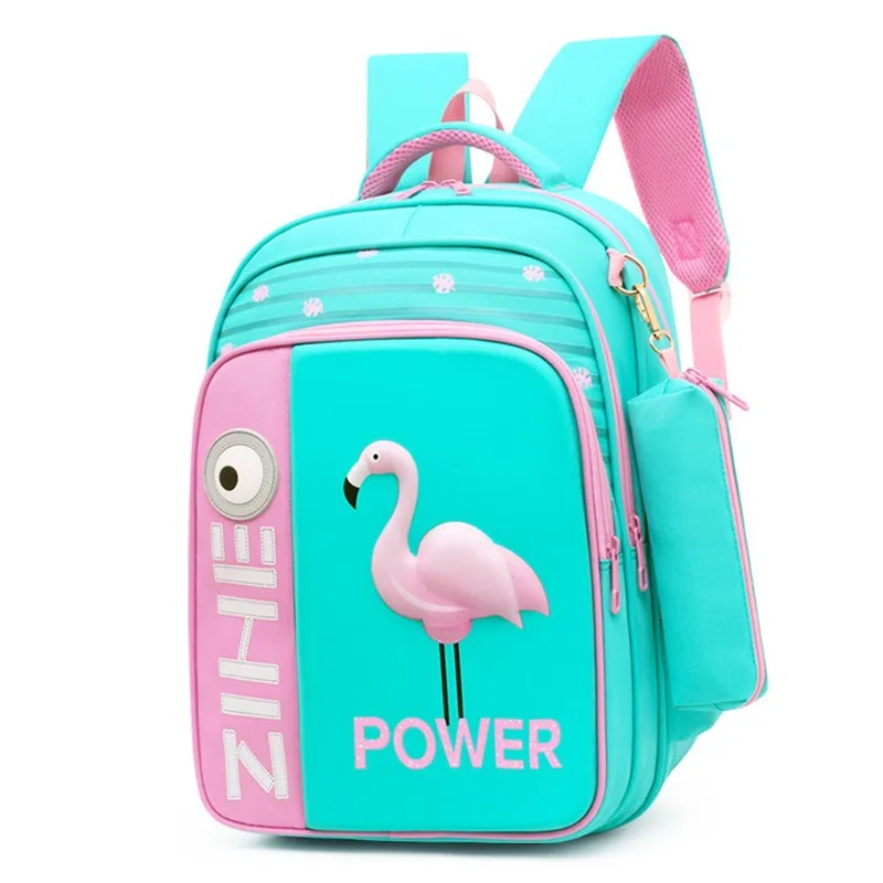 flamingo school backpack