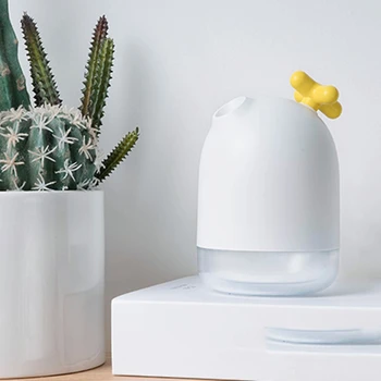 

220Ml Air Humidifier Creative X Switch Timer Ultrasonic USB Aroma Essential Oil Diffuser Mist Maker Car Fogger with LED Light Ye