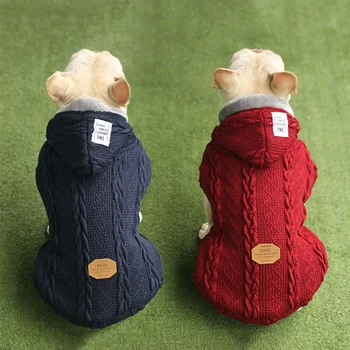 

VIP-Soft Warm Dog Sweater Classics Plaid Dog Knit Sweaters Small Medium Dogs Cats Winter Clothes Pet Clothing Sweater For Spring