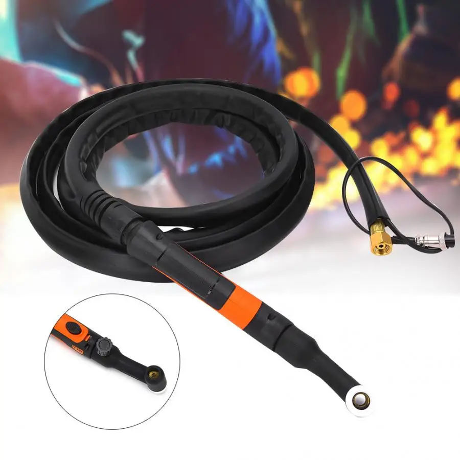 Tig Welding Torches TIG/WP-26VF Arc Welding Kit Flexible Valve Ergonomic Welding Torch with 4m Wire