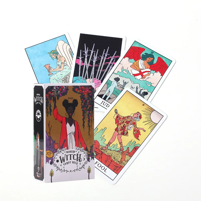 

2020 The Modern Witch Tarot Deck Guidebook Card Table Card Game Magical Fate Divination Card card games tarot cards