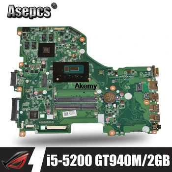 

DA0ZRTMB6D0 motherboard For Acer E5-573 E5-573G notebook motherboard CPU i5 5200U GT940M 2G DDR3 100% test work