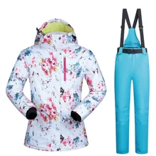 MUTUSNOW бренд женский лыжный костюм сноуборд куртка брюки Супер Теплая Лыжная одежда брюки Женское зимнее пальто утепленный костюм для защиты от пониженных температур
