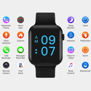 

2020 Smart Watch Men Women T600S Bluetooth Call Music Heart Rate Sport Smartwatch for Apple Xiaomi PK IWO 8 12 13 T500 T55 Watch
